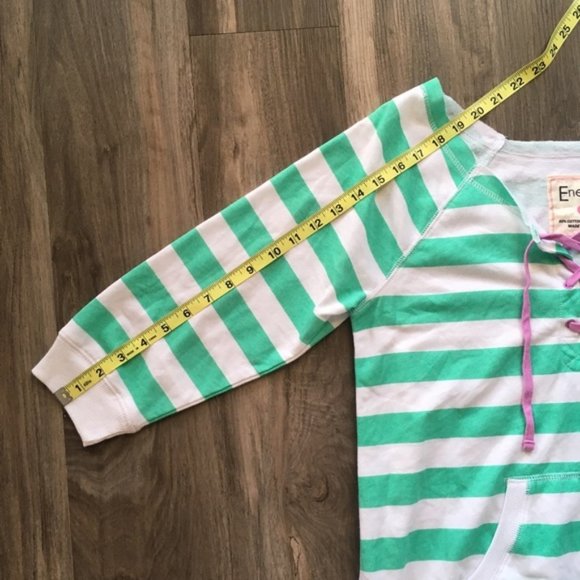 Energie Juniors Striped Cropped Sweatshirt - Picture 7 of 8